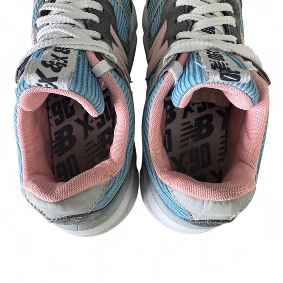 New Balance X-90 Reconstructed Women’s 7.5 Blue Pink “Summer Sky” Sneakers - Picture 10 of 12